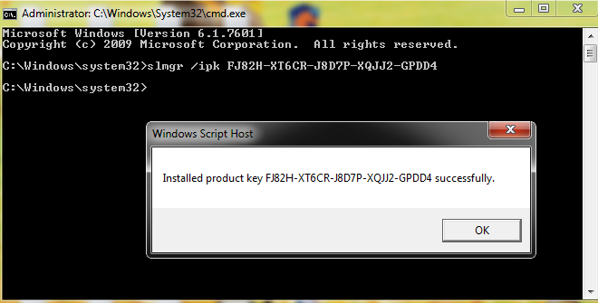 install-Windows-7-Professional-key