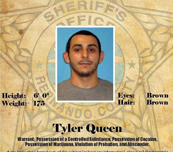 Probation & Parole Wanted Person - Tyler Queen