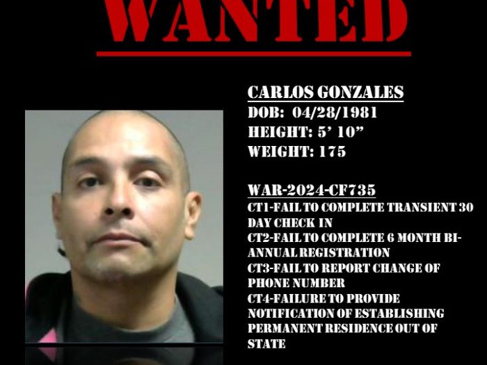 WANTED CARLOS GONZALES